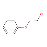 Chemical structure for 2-PHENOXYETHANOL